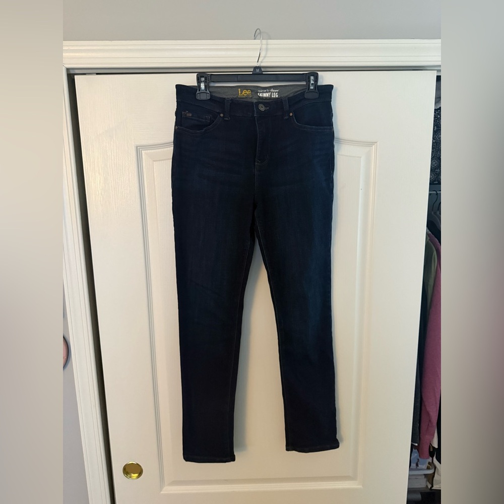 Lee Midrise Skinny Leg Jeans Dream size 12